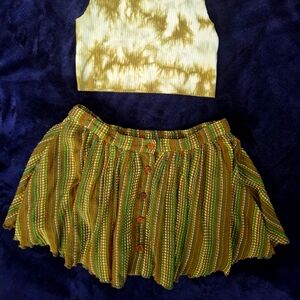 NWOT KIMCHI BLUE MINI SKIRT, SIZE L